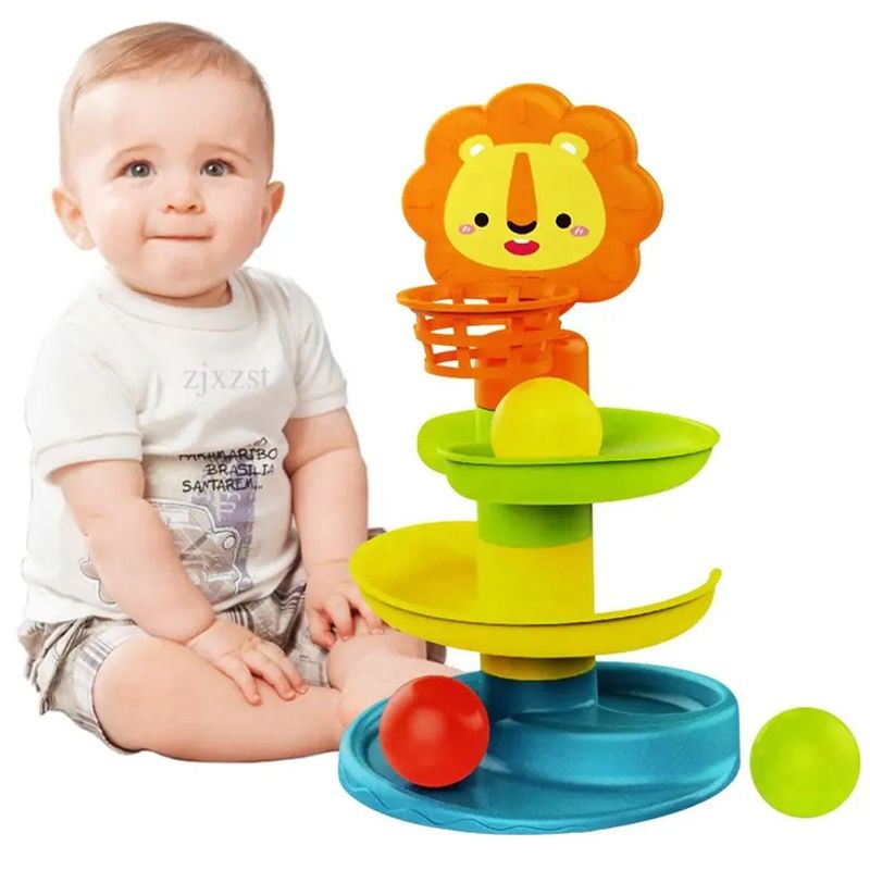 HUANGER - Set de Juego en Espiral Huanger Bola Rodante León