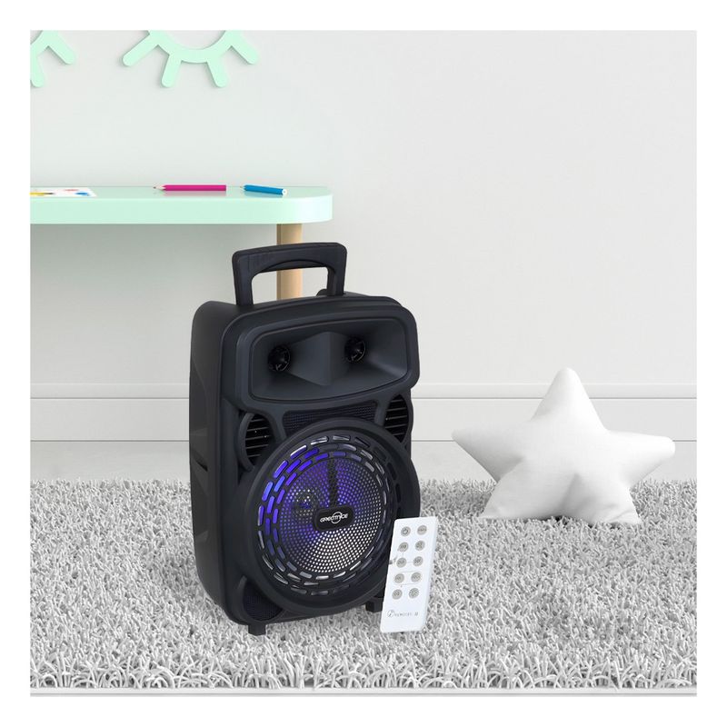 RYBIU IMPORT - Parlante con Microfono y Control en KTS-1563 Negro 8