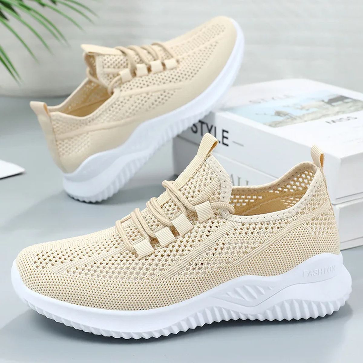 GENERICO - Zapatillas deportivas informales para mujertranspirables suela suave