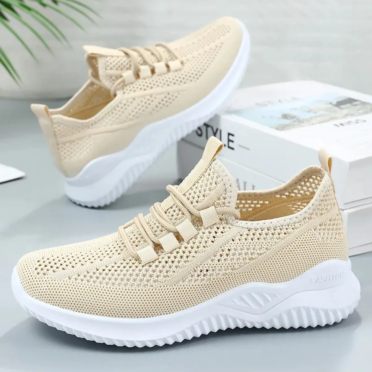 GENERICO - Zapatillas deportivas informales para mujertranspirables suela suave