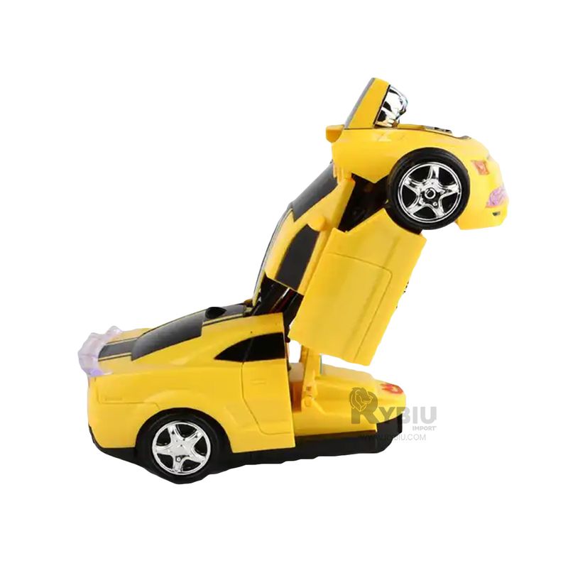 RYBIU IMPORT - Vehiculo Infantil de Juego Tono Amarillo Y+Papel de Regalo