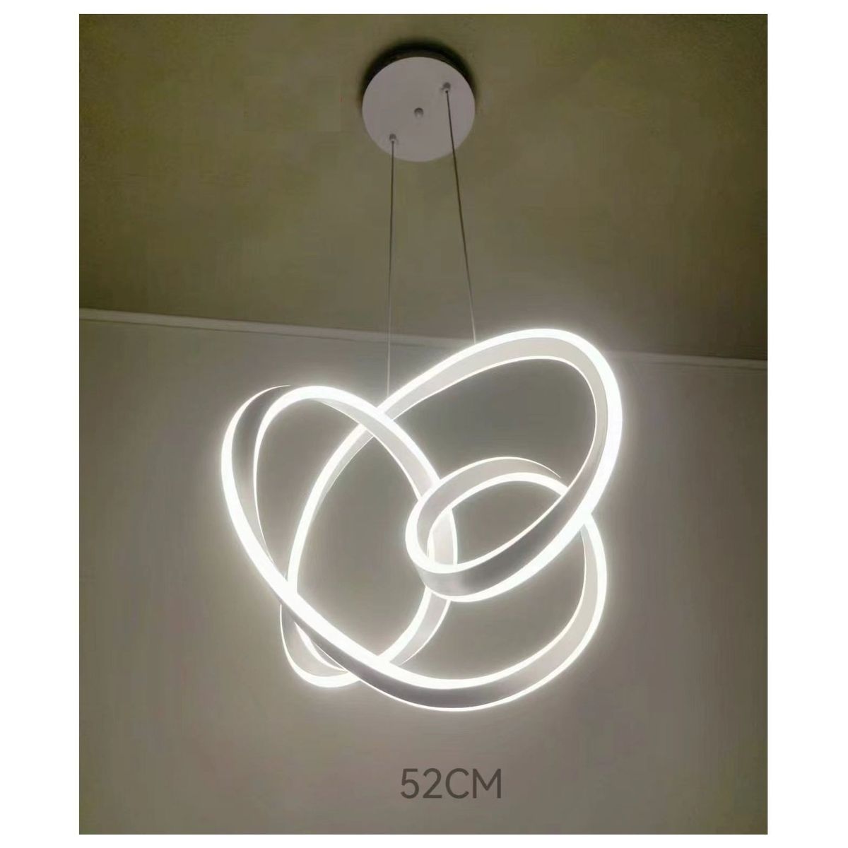 GENERICO - Lámpara Colgante LED Enredadera Blanco Incluye control remoto