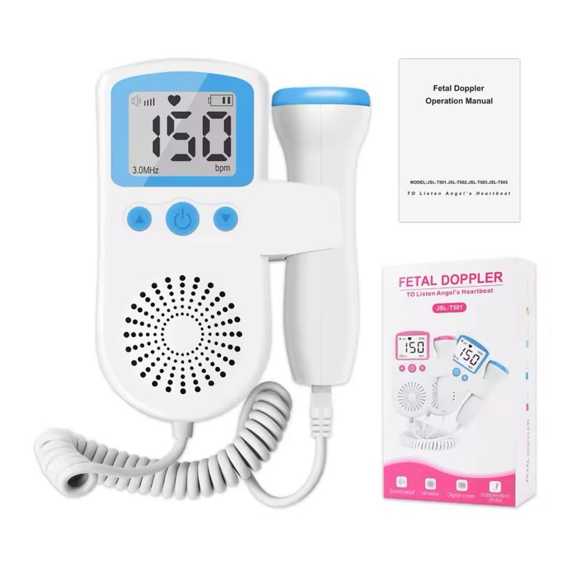 GENERICO - DOPPLER FETAL MEDIDOR DE RITMO CARDIACO COLOR AZUL