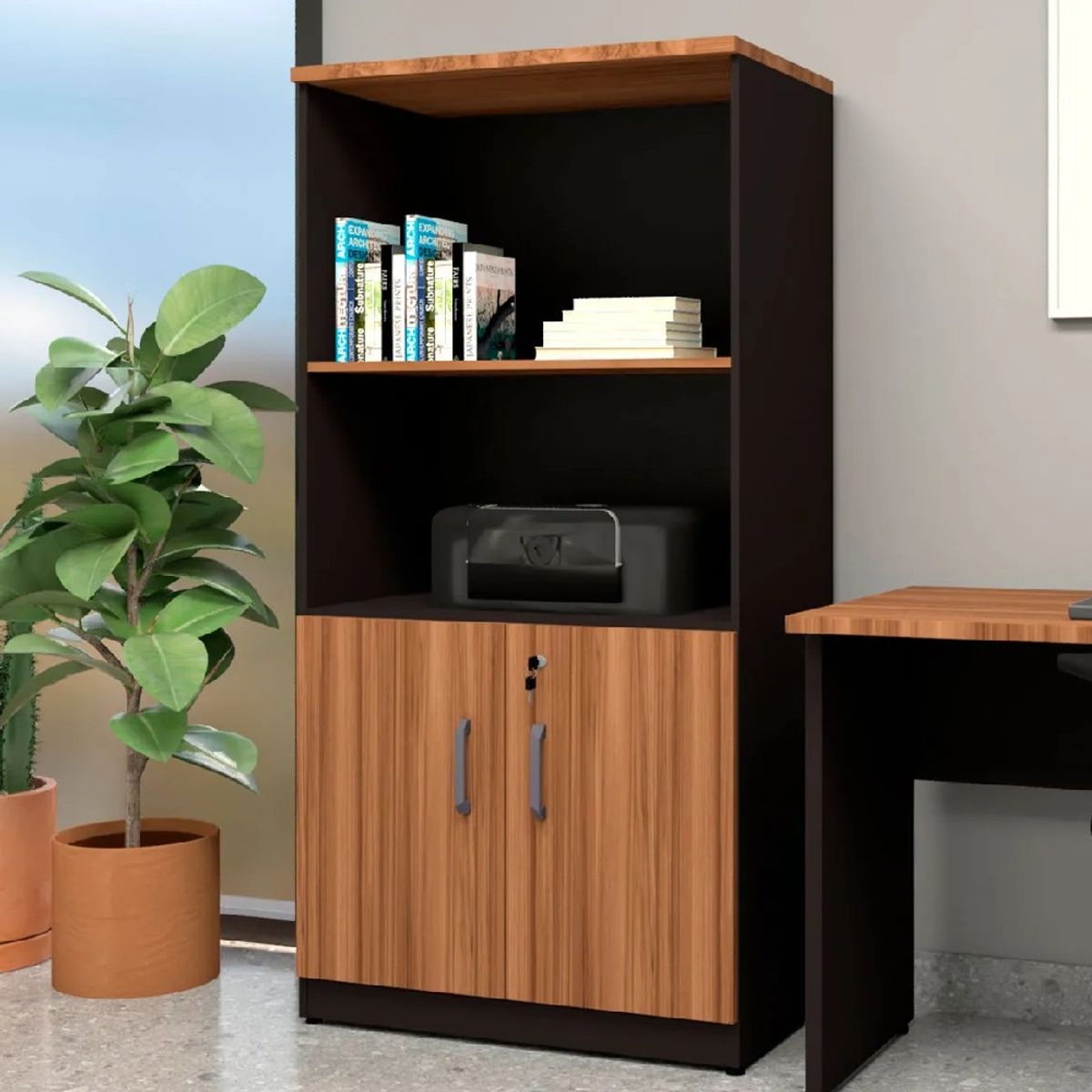 NACION MUEBLES - Armario Nacion Muebles Nushi Color NogalNegro