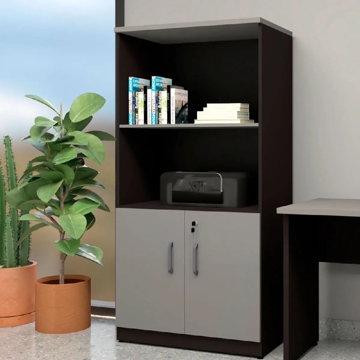 NACION MUEBLES - Armario Nacion Muebles Yan Color GrisNegro