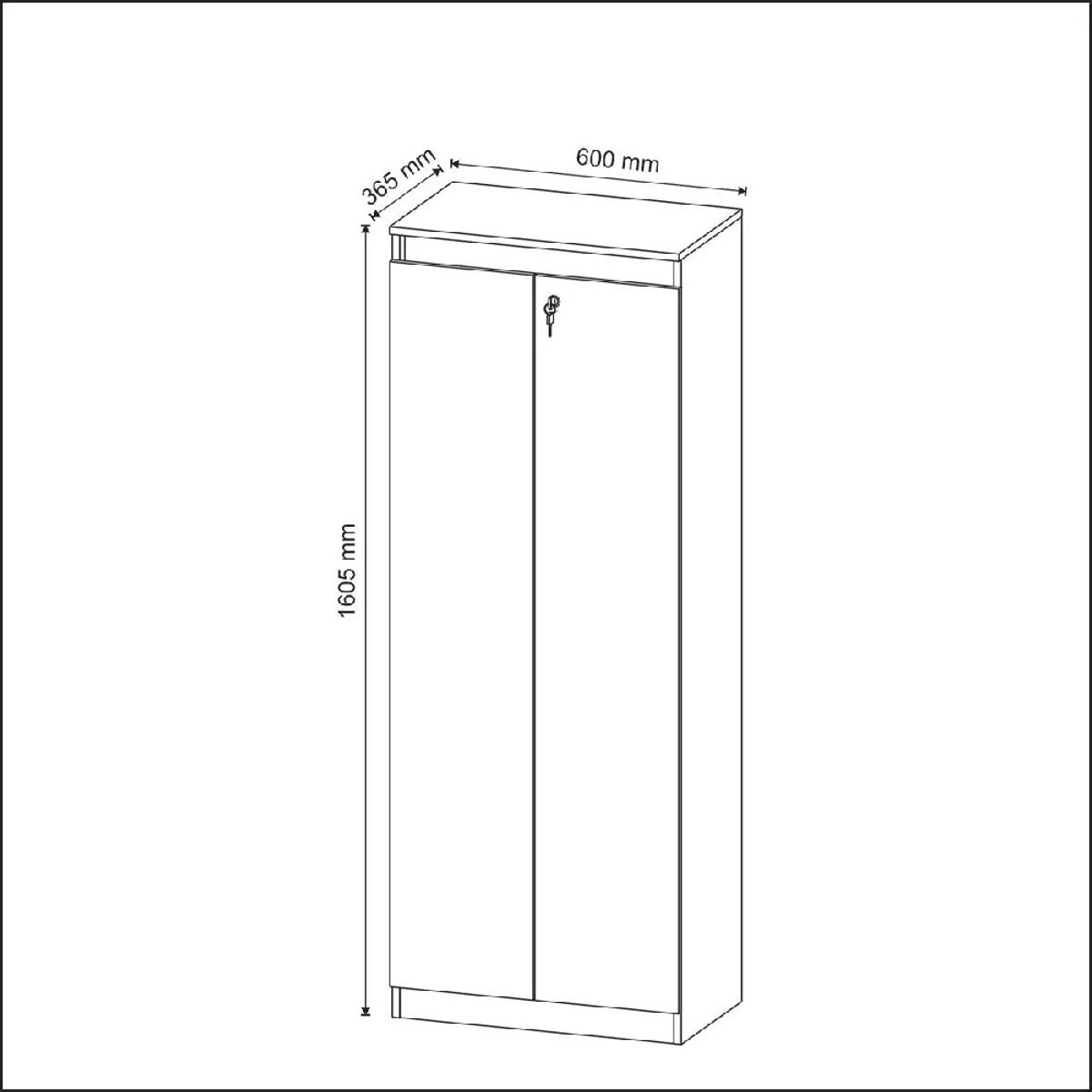 NACION MUEBLES - Armario Nacion Muebles Hiu Color DunaNegro