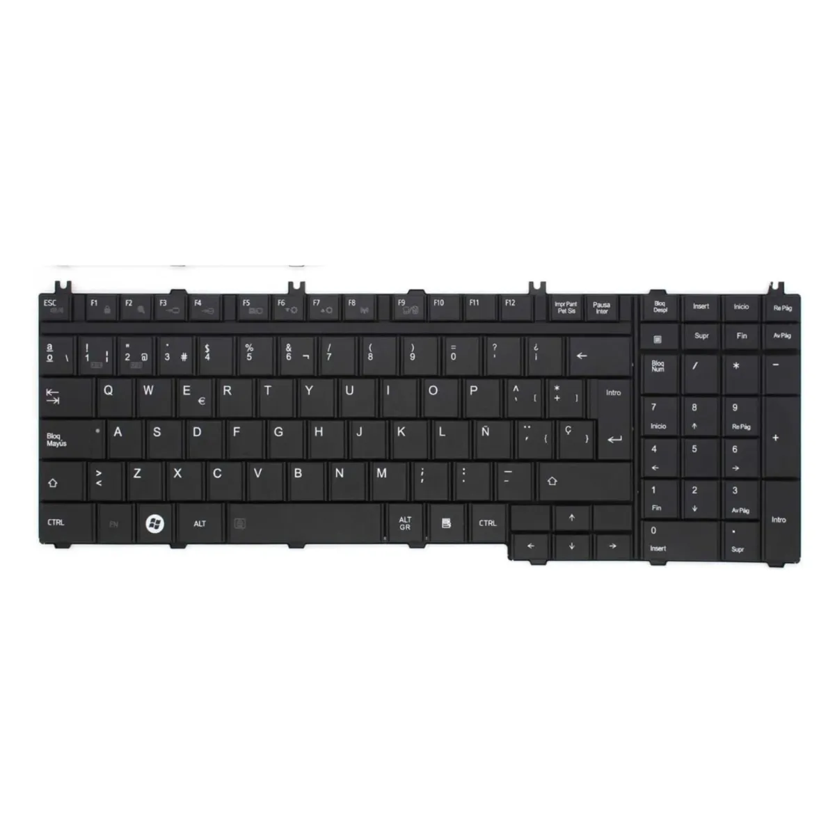 OEM - Teclado para Laptop Toshiba Satelite A505,  L505, L455, L350, L355