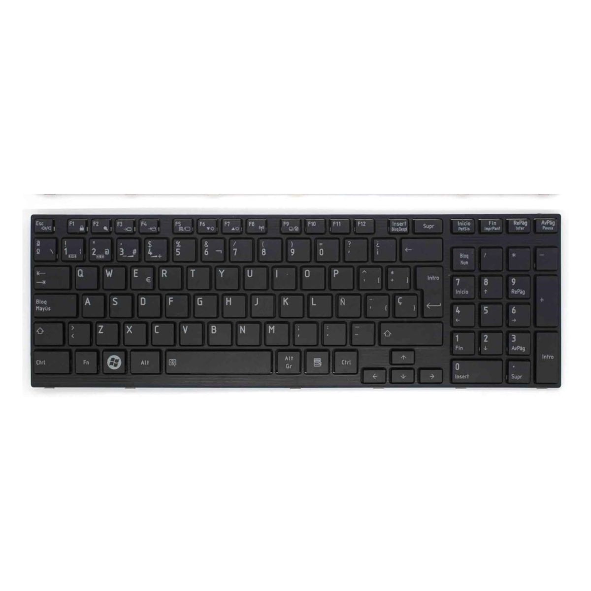 OEM - Teclado para Laptop Toshiba SATELITE A665,  A660, A665, A665D