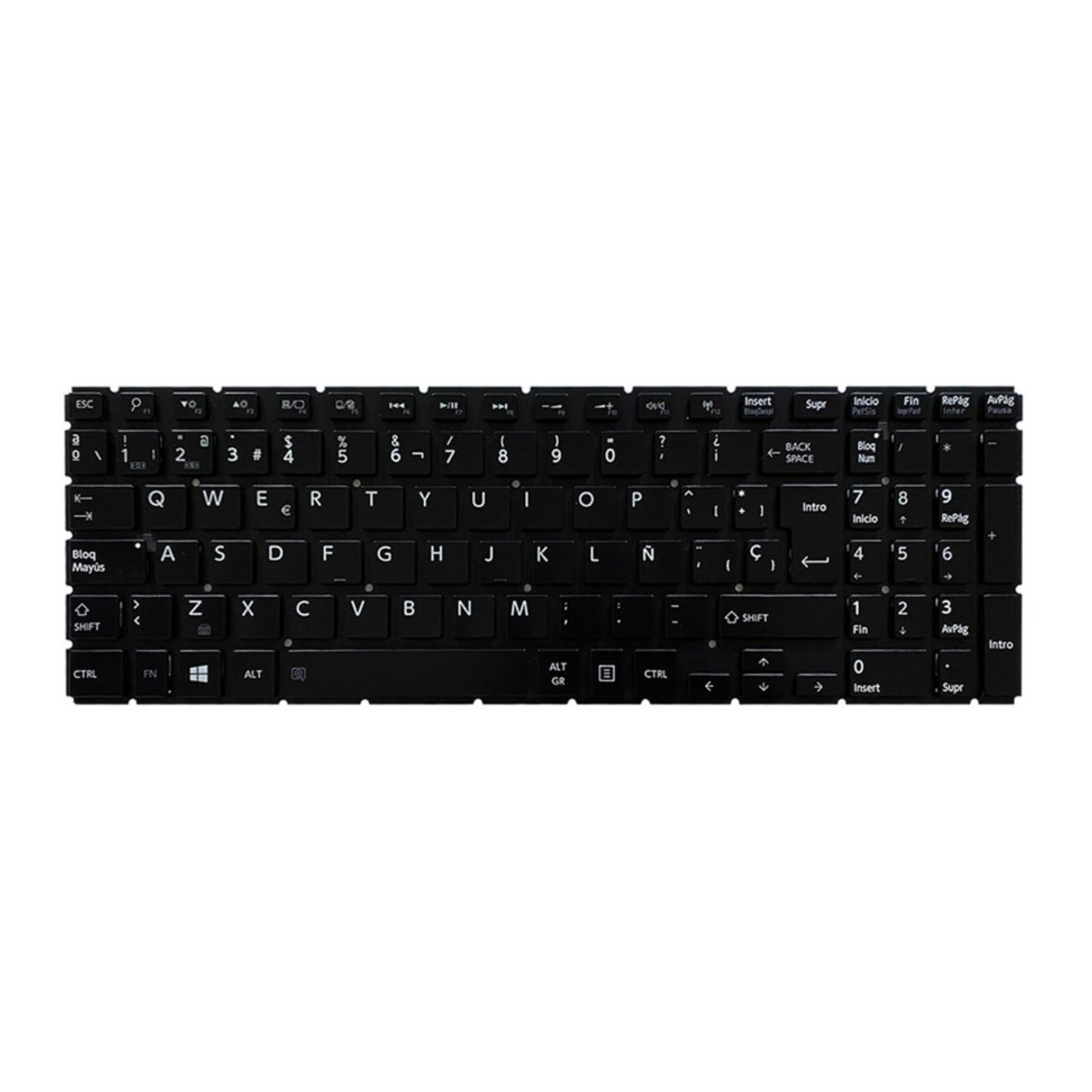 OEM - Teclado para Laptop Toshiba Satelite. P55W, P55W-C5200  Iluminado