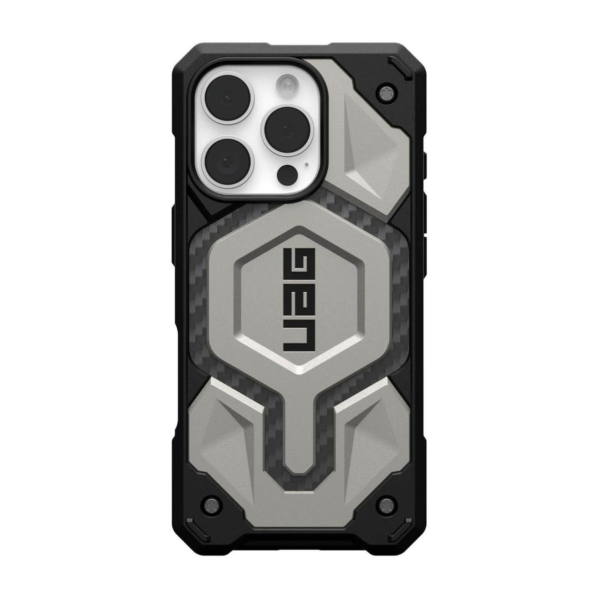 URBAN ARMOR GEAR - Case UAG Monarch Pro para iPhone 16 Pro MagSafe - Titanium