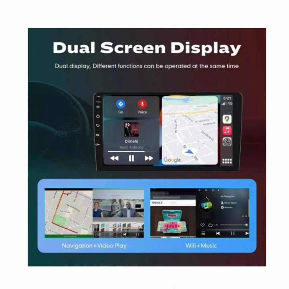 GENERICO - Autoradio Android Hyundai Accent 2011-2020 2+32gb 8core Qled