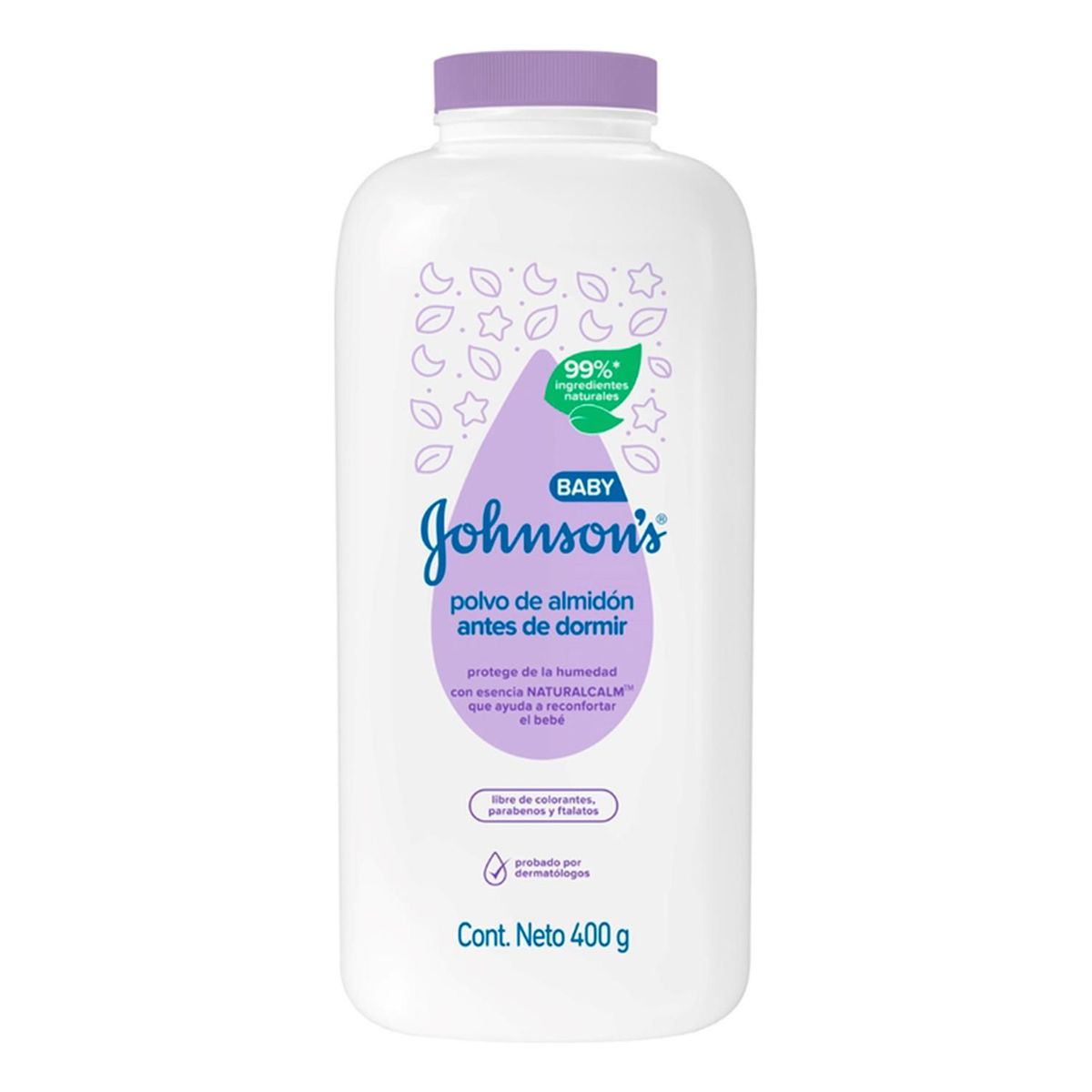 JOHNSON'S BABY - Talco de Almidón Johnson Antes de Dormir 400gr