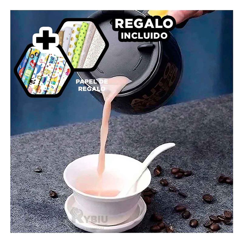 RYBIU IMPORT - Vaso con Material de Plastico Negro Y+Regalo Agendita