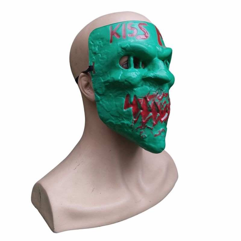 GENERICO - Máscara de Kiss Me Verde de Purga de Plástico Importado