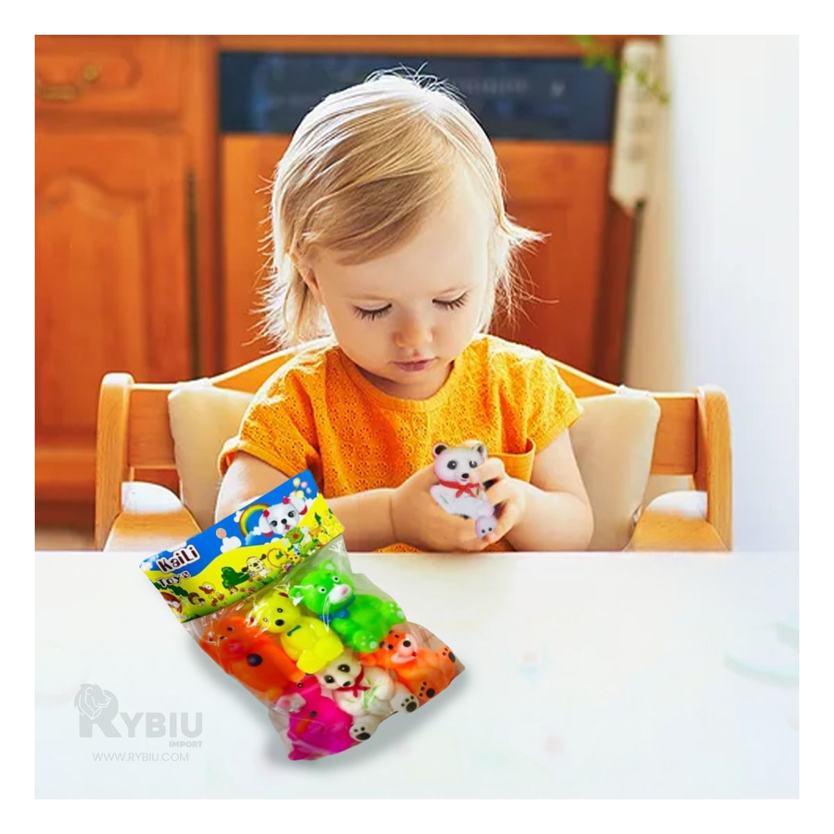 RYBIU IMPORT - Toys en Modelos de Animales de 6 piezas Multicolor