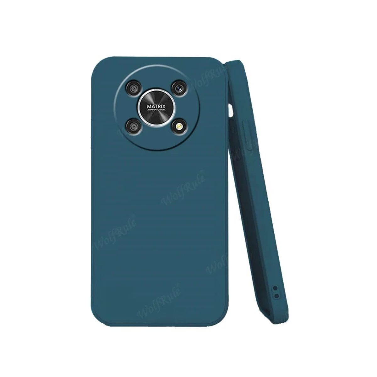 GENERICO - Funda para Honor Magic 6 Lite Soft Feeling Antishock Azul Resistente