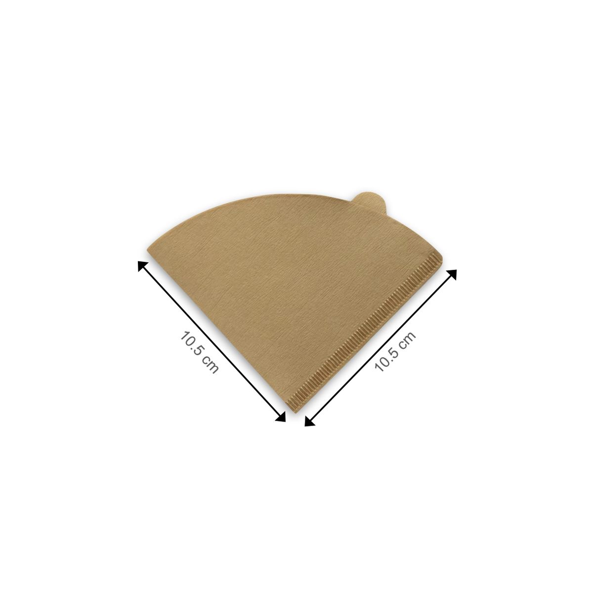 OEM - Filtro Ecologico para Cafe 10.5cm x 100 unidades