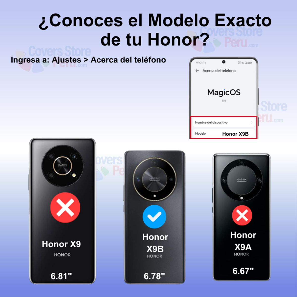 GENERICO - Funda Case para Honor X9B Flip Cover Lila Antishock
