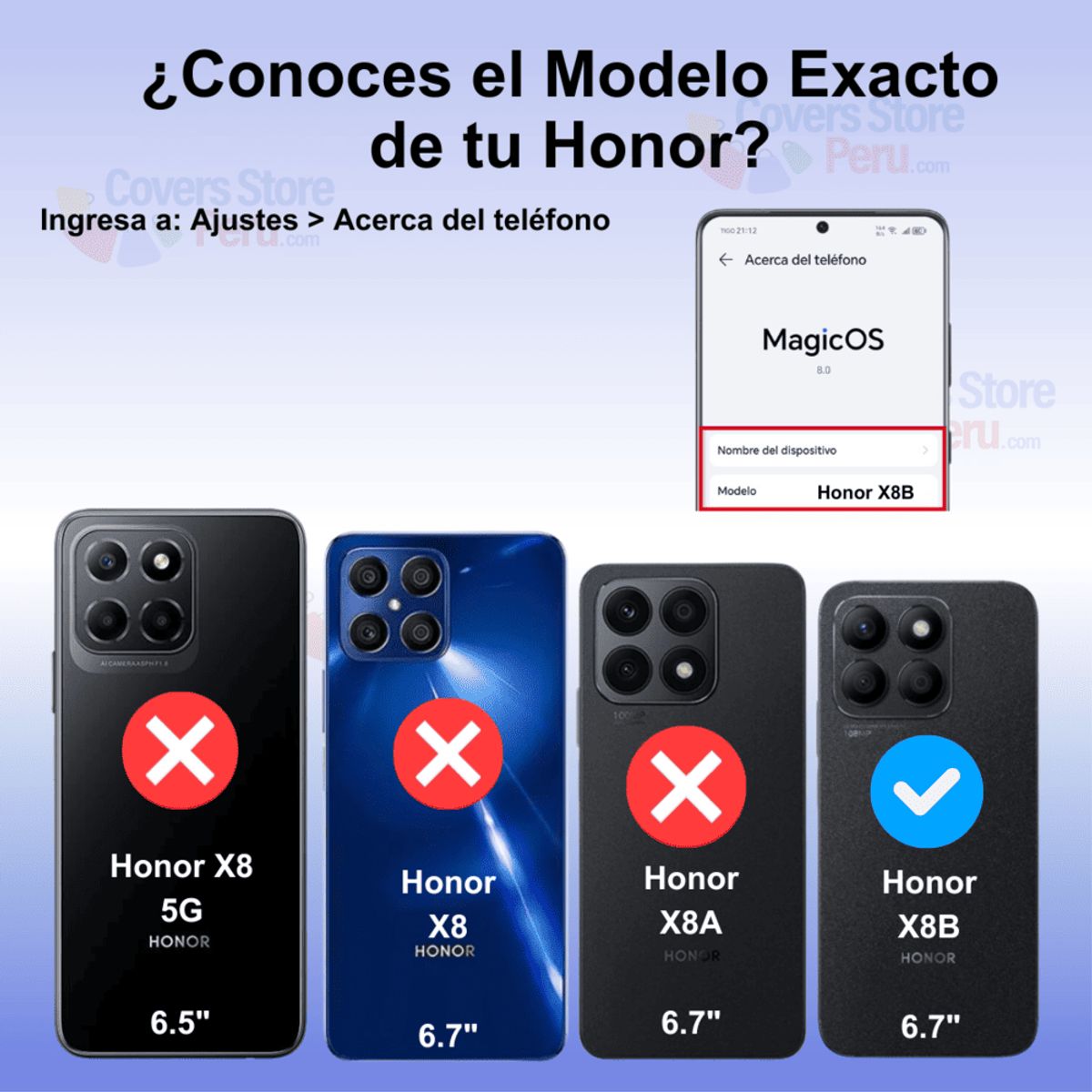 GENERICO - Funda Case para Honor X8B Flip Cover Lila Antishock