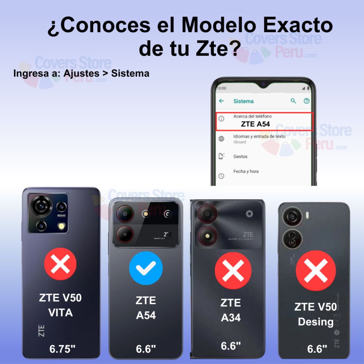 GENERICO - Funda para ZTE Blade A54 Soft Feeling Antishock Lila Resistente