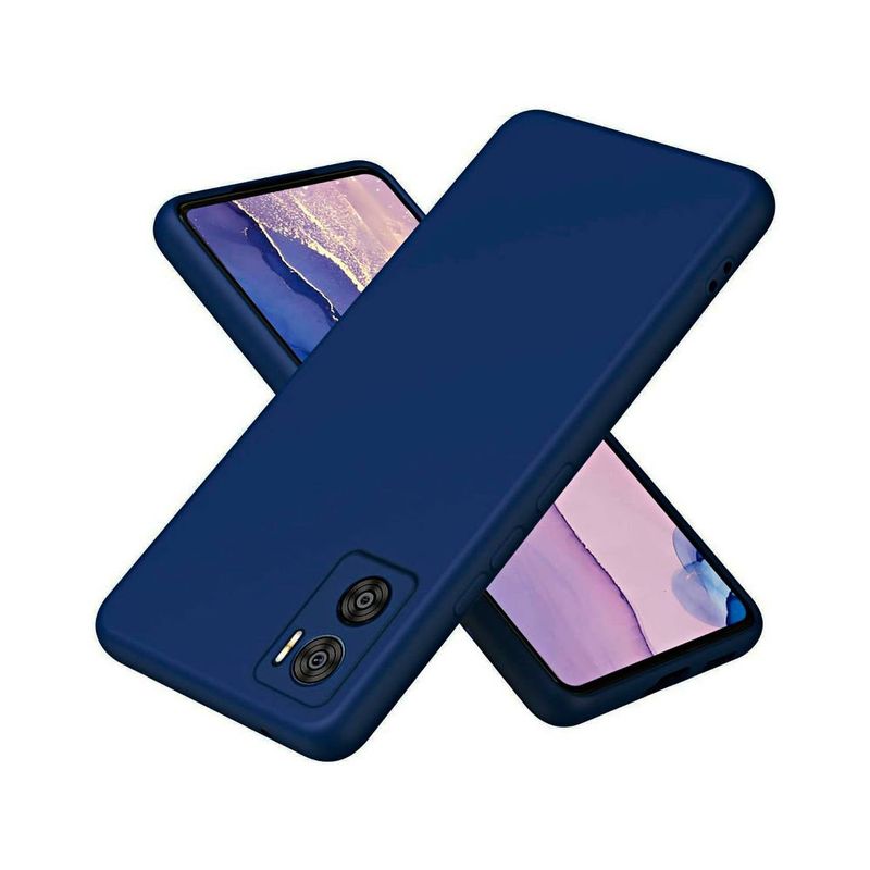 GENERICO - Funda para Motorola Moto G24 Soft Feeling Antishock Azul Resistente