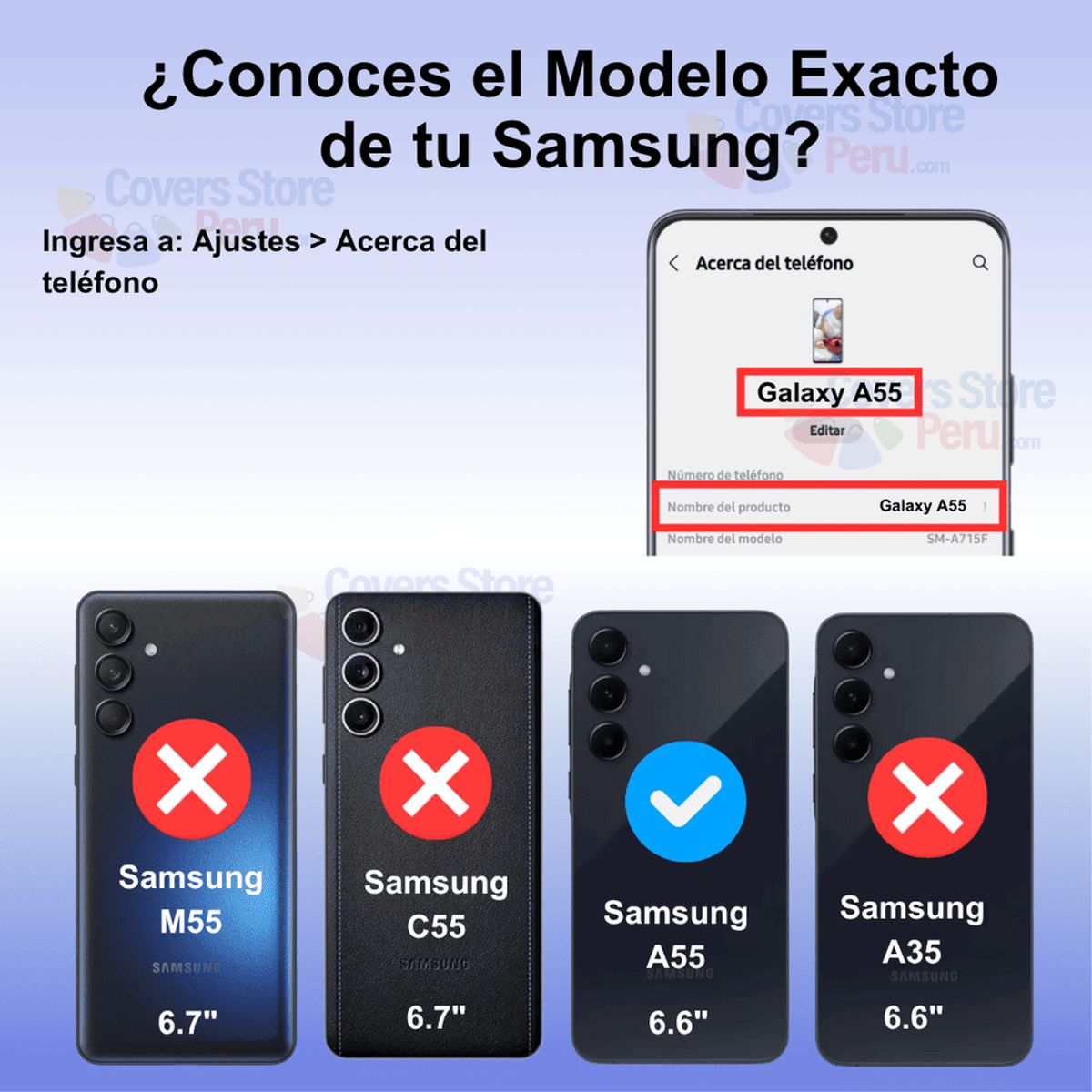 GENERICO - Funda para Samsung A55 5G Soft Feeling Antishock Lila Resistente