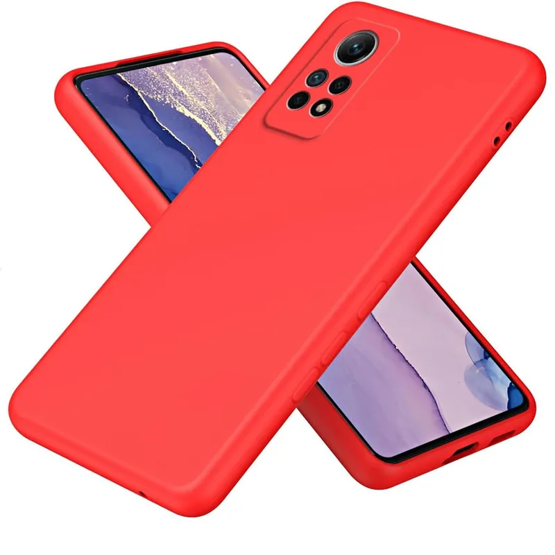 GENERICO - Funda para Xiaomi Redmi Note 13 Soft Feeling Antishock Rojo Resistente