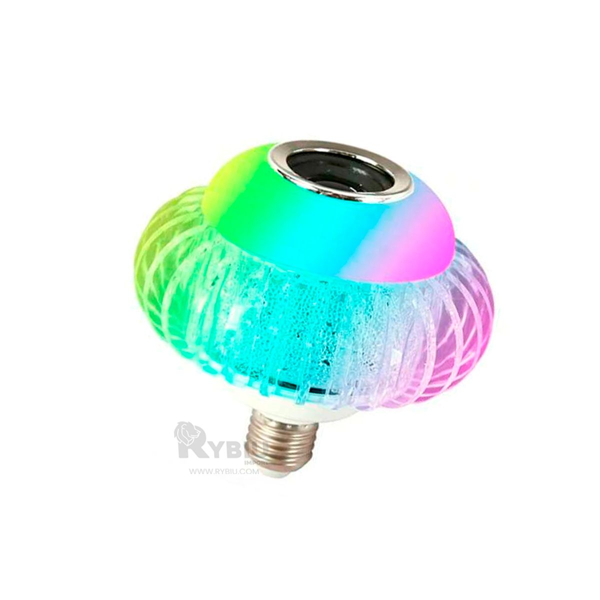 RYBIU IMPORT - Foco con Bluetooth Led de Tono Multicolor Y+Papel de Regalo