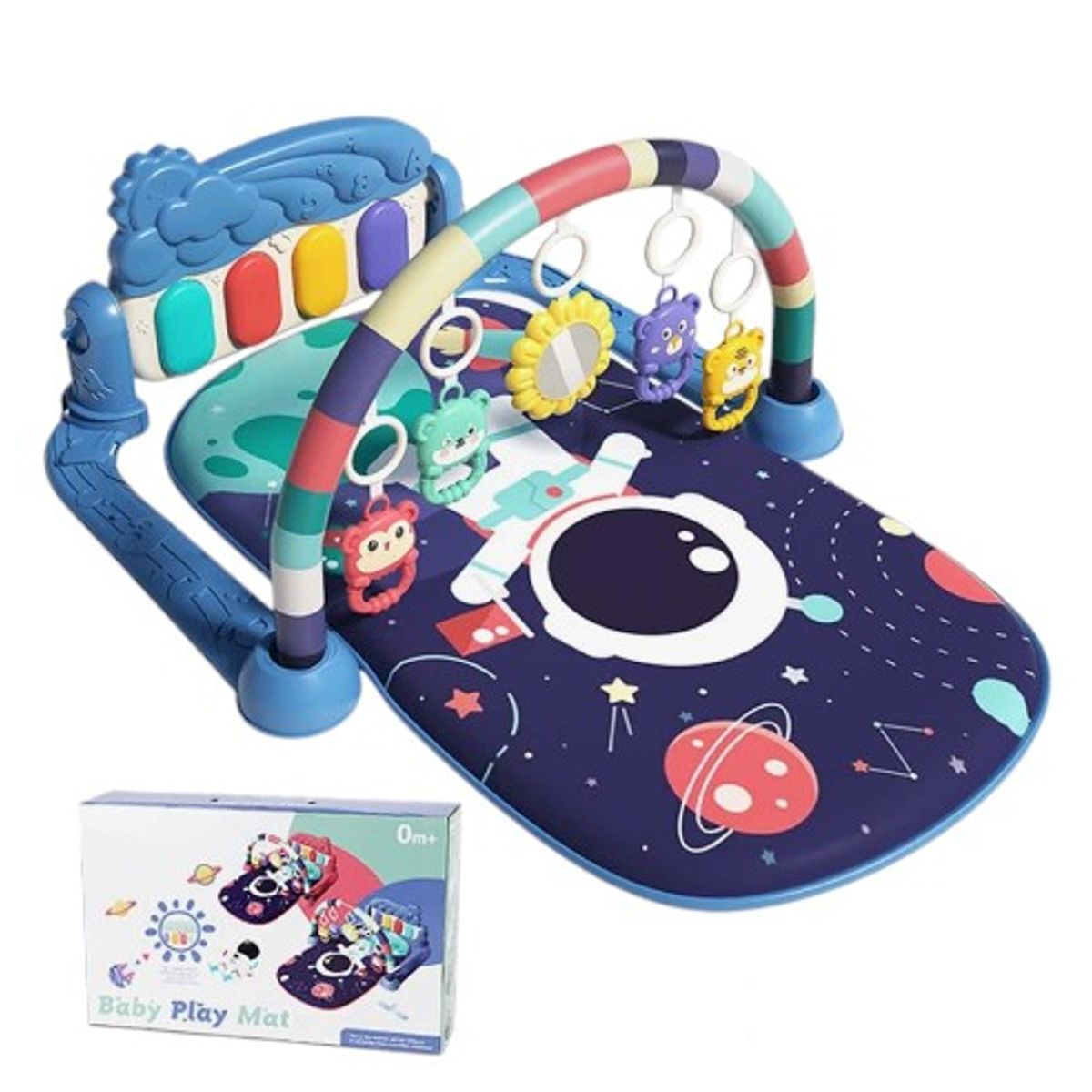 GENERICO - GIMNASIO PATADITA ASTRONAUTA MUSICAL -AZUL