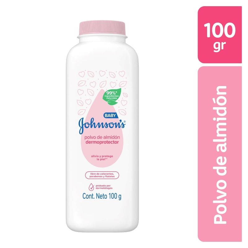 JOHNSON AND JOHNSON - Talco de Almidón Dermoprotector Johnson Baby Original 100g