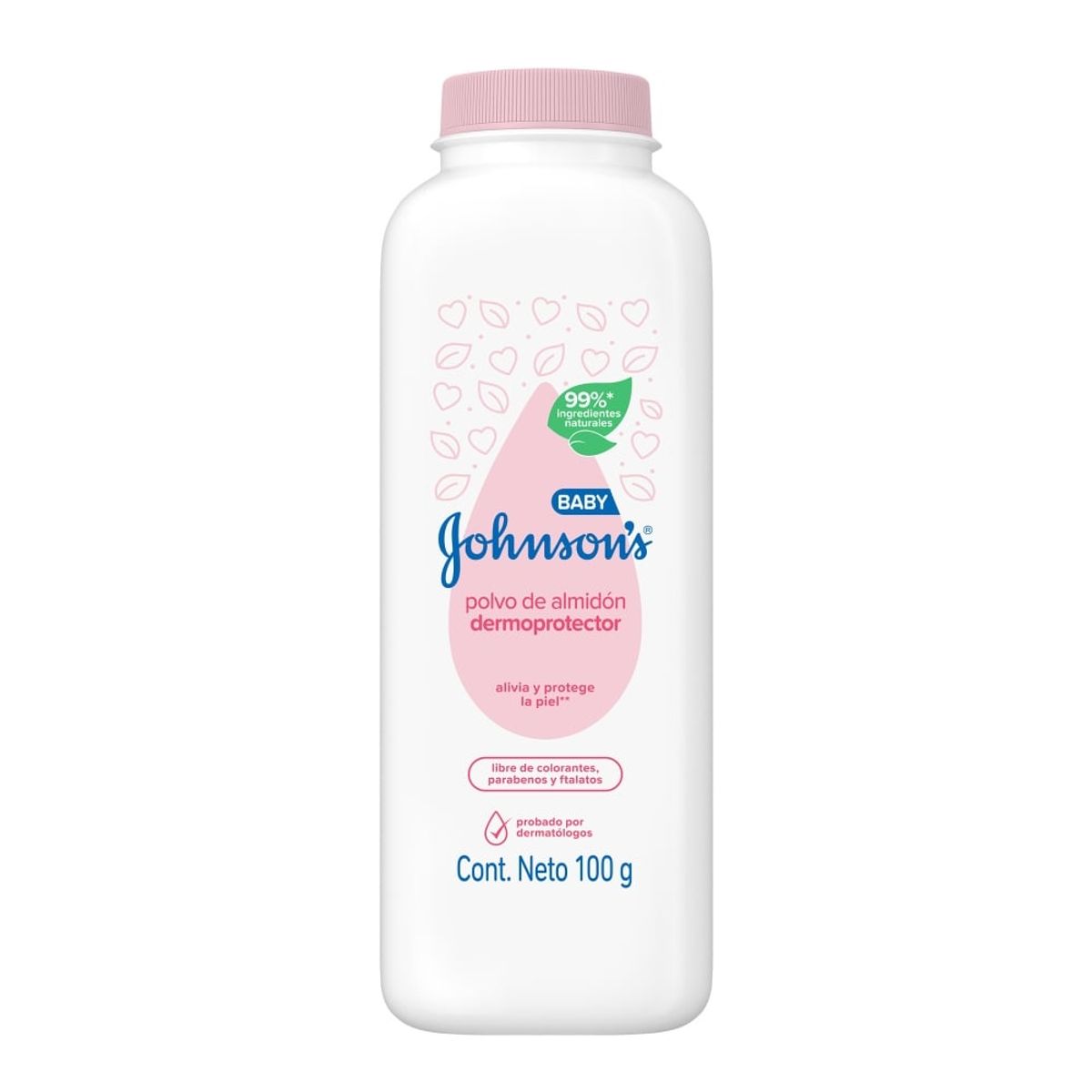 JOHNSON AND JOHNSON - Talco de Almidón Dermoprotector Johnson Baby Original 100g