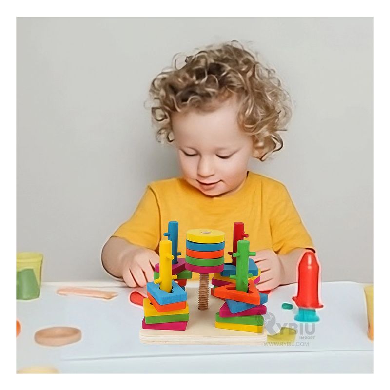 RYBIU IMPORT - Figuras para Encajar para Bebe Multicolor Y+Gift MiniAgenda