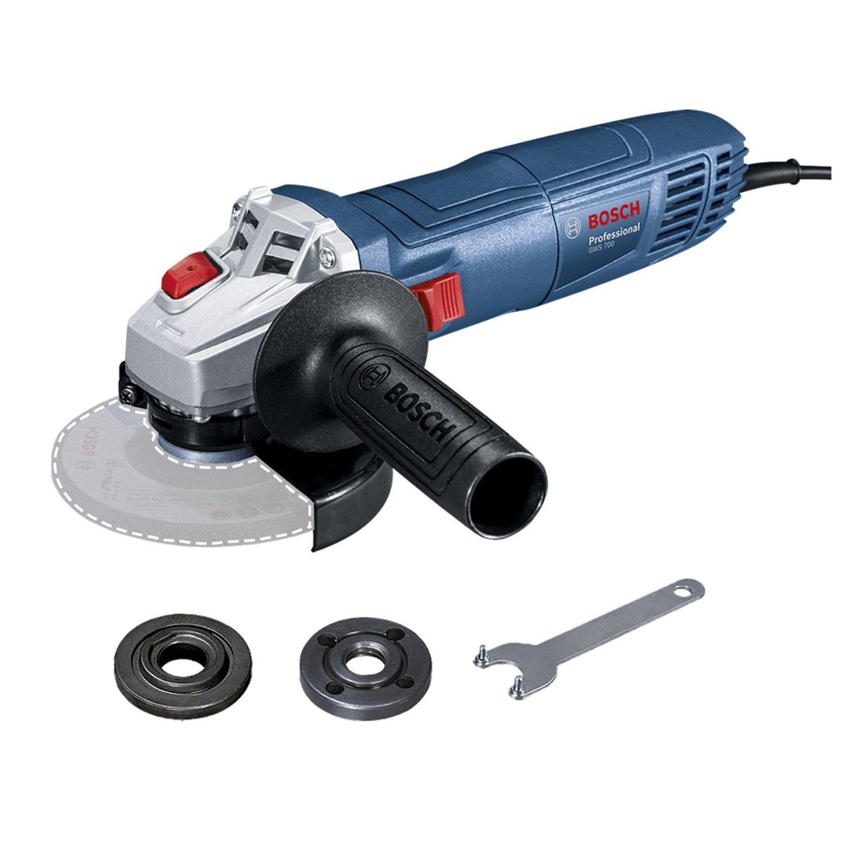 BOSCH - Combo taladro Percutor Eléctrico 1/ 2"  850W más Amoladora Esmeril 710W -Bosch