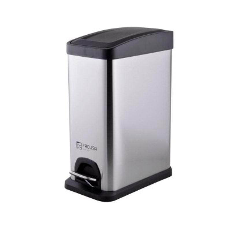 FACUSA - Papelera Pedal FACUSA 8L Funcional para Espacios