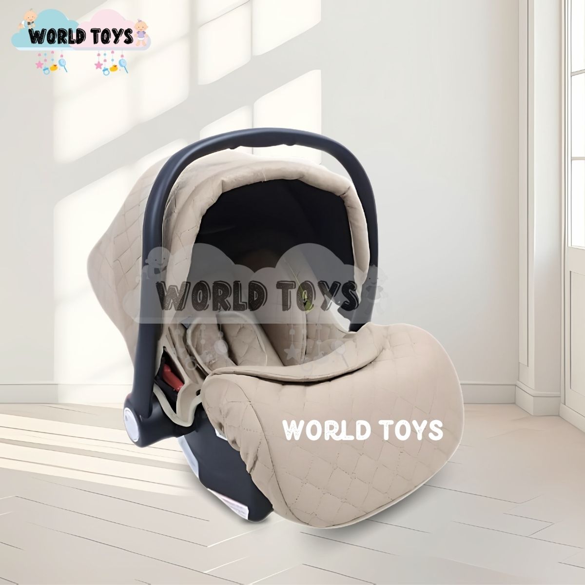 BABY - Coche Moisés 4 en 1 «EKATER» con Portabebé Beige