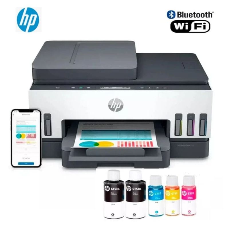 HP - IMPRESORA MULTIFUNCIONAL HP 750 SMART TANK WIFI BLUETOOTH