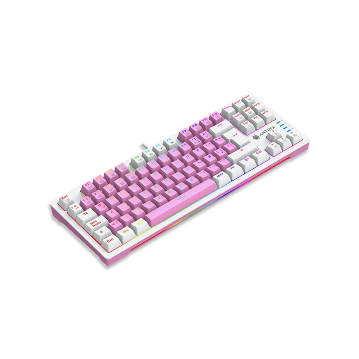 ANTRYX - Teclado Mecanico Tkl Antryx Chrome Storm MK840 Pink