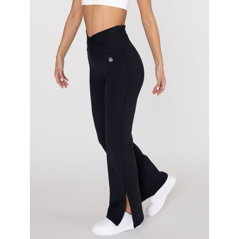 BSOUL - Legging Bsoul Mujer Split Hem Flare Legg Negro BSOUL