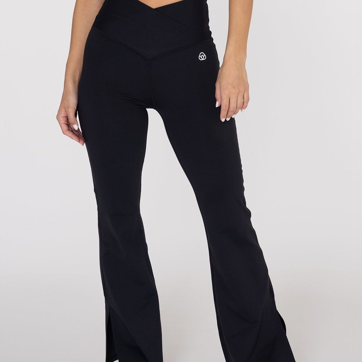 BSOUL - Legging Bsoul Mujer Split Hem Flare Legg Negro BSOUL