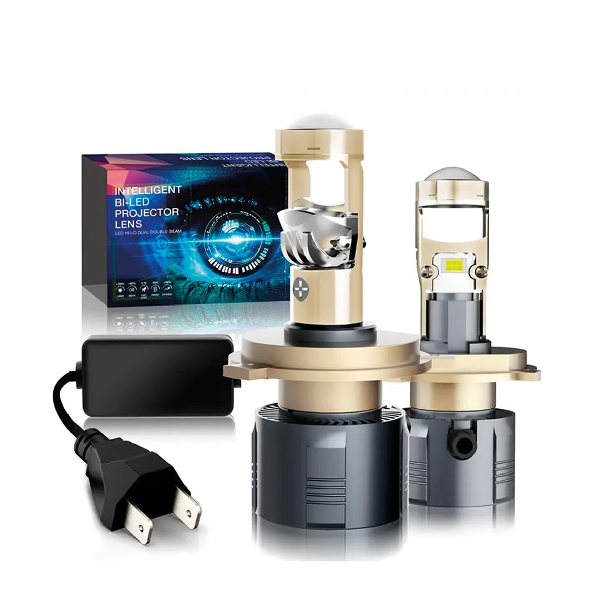 GENERICO - Mini Proyector BI-LED AM04-H7 9000LM