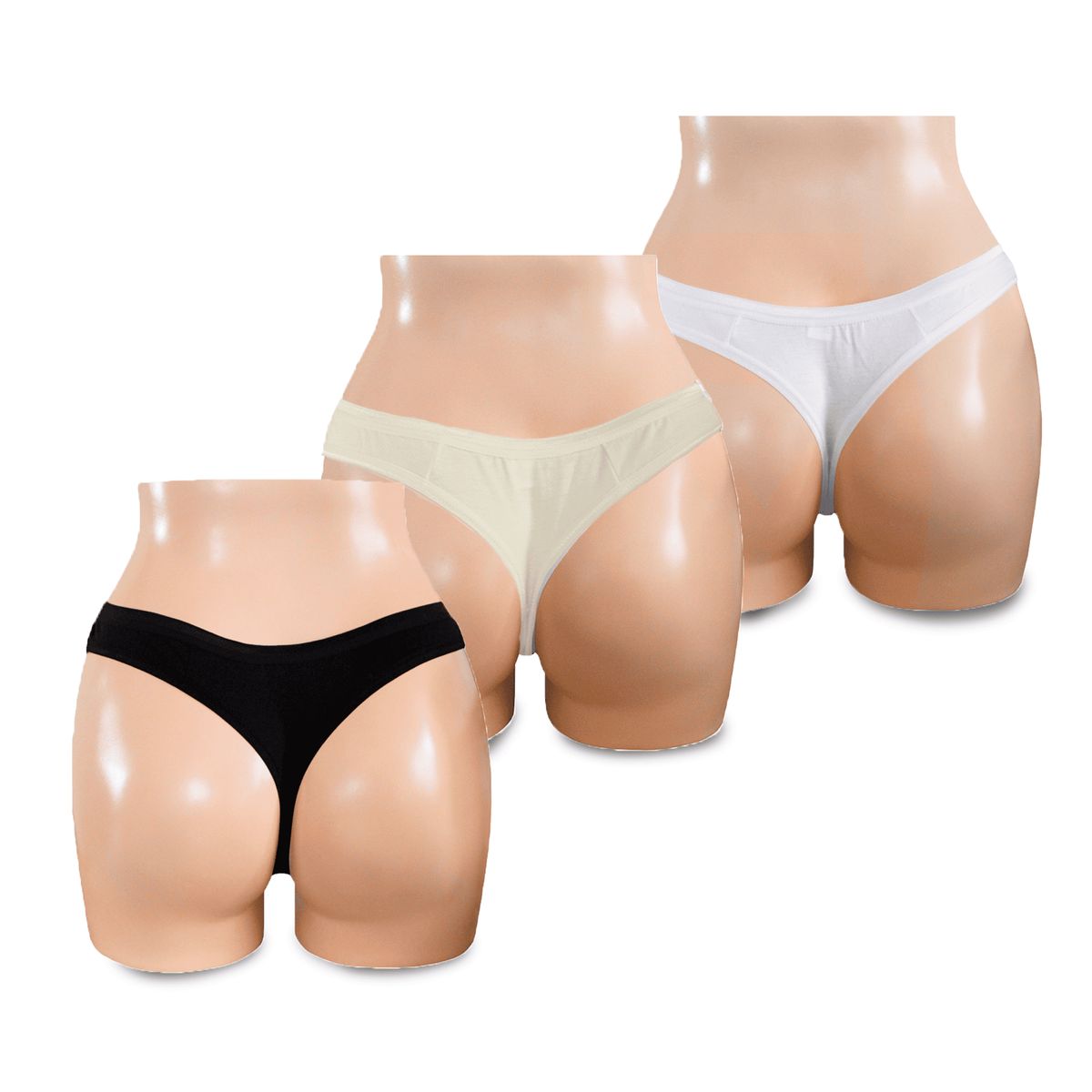 Peter Pan - Pack X3 Tanga Brasilera Peter Pan Multicolor