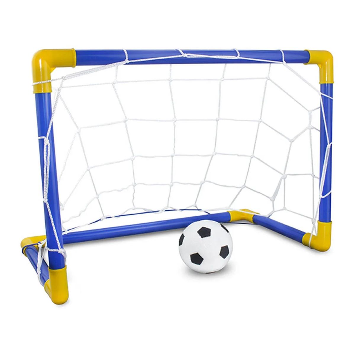 GENERICO - ARCO DE FÚTBOL ARMABLE RESISTENTE PARA NIÑOS