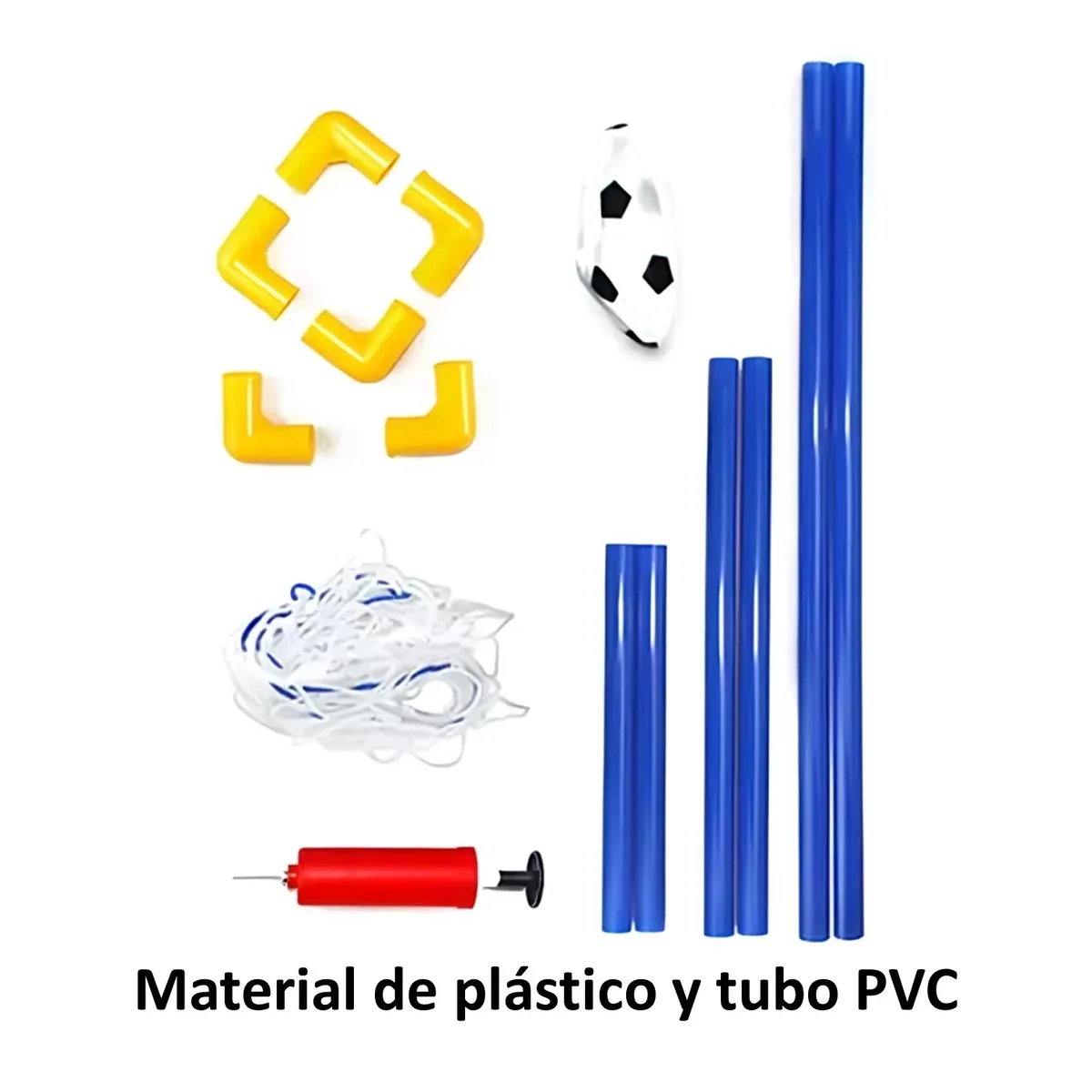GENERICO - ARCO DE FÚTBOL ARMABLE RESISTENTE PARA NIÑOS