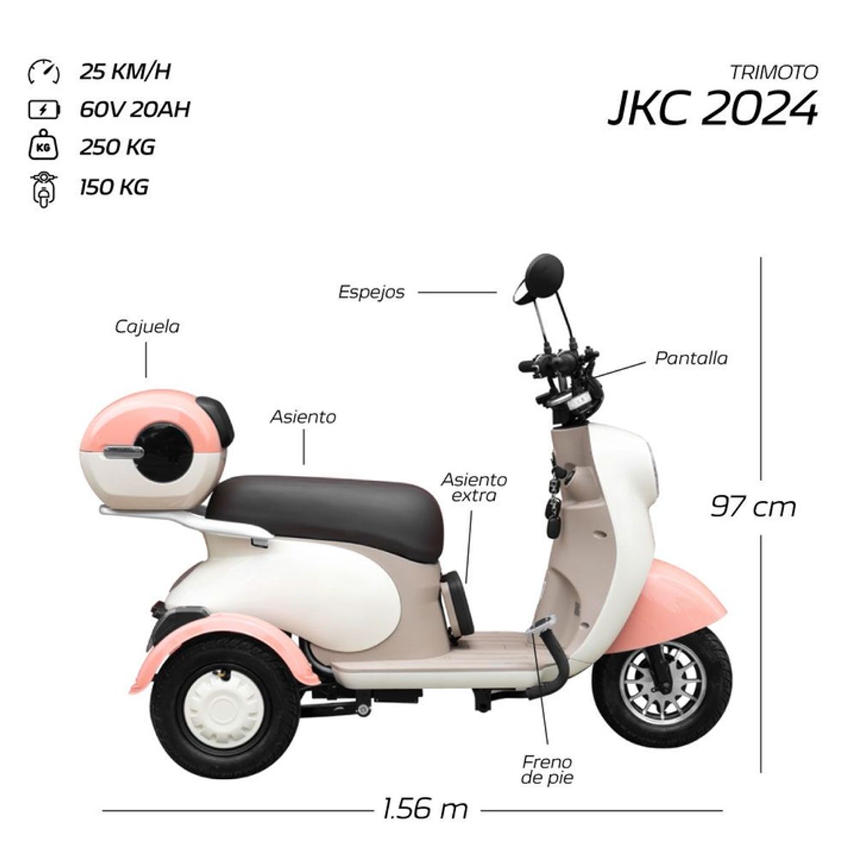 GENERICO - TRIMOTO ELECTRICA  PARA COLEGIO JKC