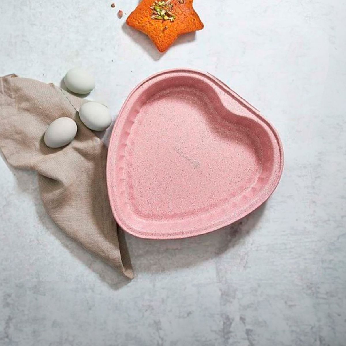 KORKMAZ - Molde 12 cm Mini Heart Cake 2 Piezas A764 Korkmaz