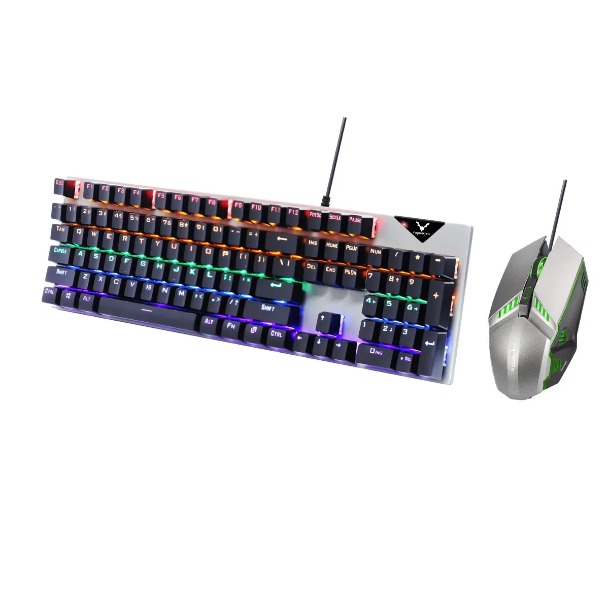 WESDAR - Wesdar - Combo Gaming Mouse + Teclado Mecánico con luces RGB