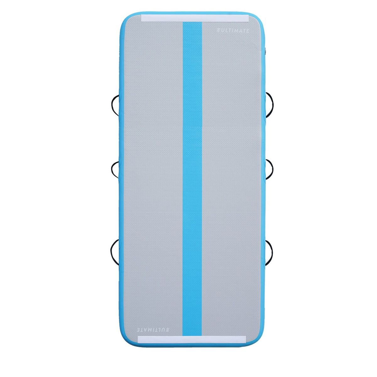 ULTIMATE FITNESS - AirTrack 3 metros - Colchoneta Inflable Gimnasia - Celeste