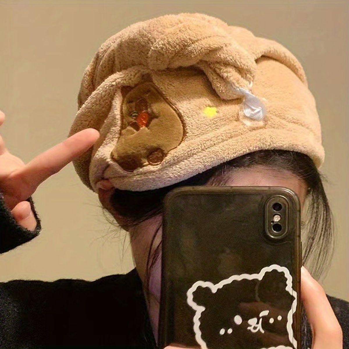 GENERICO - 2 UNIDADES TOALLA CAPIBARA PARA CABELLO - 2 UNIDADES