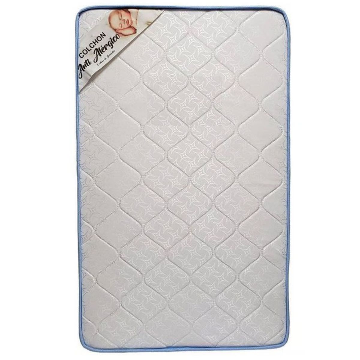 GENERICO - P-COLCHÓN DE BEBE PARA CUNAS PACK AND PLAY 3 CELESTE