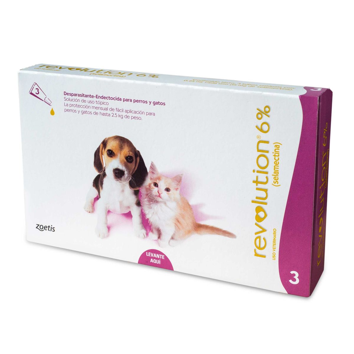 REVOLUTION - Revolution 12% X 3 Pipetas - Perros/ Gatos De Menos De 2,5kg
